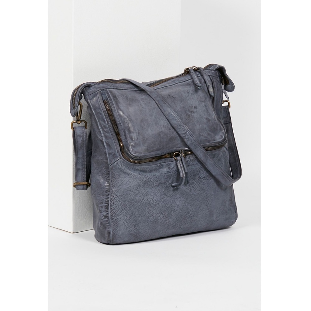 Free People Loved Leather Messenger Backpack - Picture 2 of 8